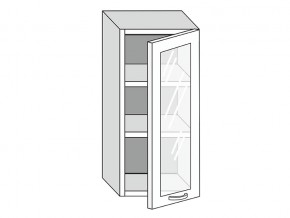 19.40.3 Шкаф настенный (h=913) на 400мм с 1-ой стекл. дверцей в Варне - varna.magazinmebel.ru | фото