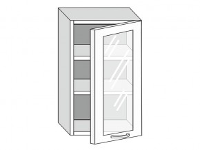 19.50.3 Шкаф настенный (h=913) на 500мм с 1-ой стекл. дверцей в Варне - varna.magazinmebel.ru | фото