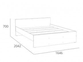 Кровать 1600 НМ 011.53 Симпл Белый Фасадный в Варне - varna.magazinmebel.ru | фото - изображение 4