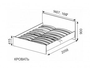 Кровать 1600х2000 ортопедическое основание в Варне - varna.magazinmebel.ru | фото