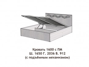 Кровать с подъёмный механизмом Диана 1600 в Варне - varna.magazinmebel.ru | фото - изображение 3