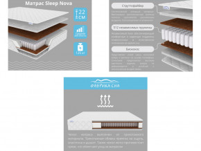 Матрас Sleep Nova шириной 1600 мм в Варне - varna.magazinmebel.ru | фото - изображение 2