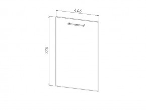 П 45 Комплект для посудомоечной машины 450 мм (цоколь + фасад) ЛДСП в Варне - varna.magazinmebel.ru | фото