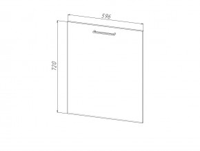 П 60 Комплект для посудомоечной машины 600 мм (цоколь + фасад) ЛДСП в Варне - varna.magazinmebel.ru | фото
