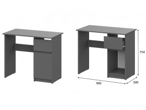 Стол письменный 900 Денвер Графит серый в Варне - varna.magazinmebel.ru | фото